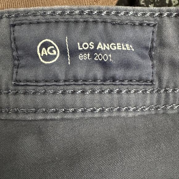 AG Pants Mens 38x34 Blue Everett Slim Straight Stretch Italian Fabric Stretch - Picture 6 of 12